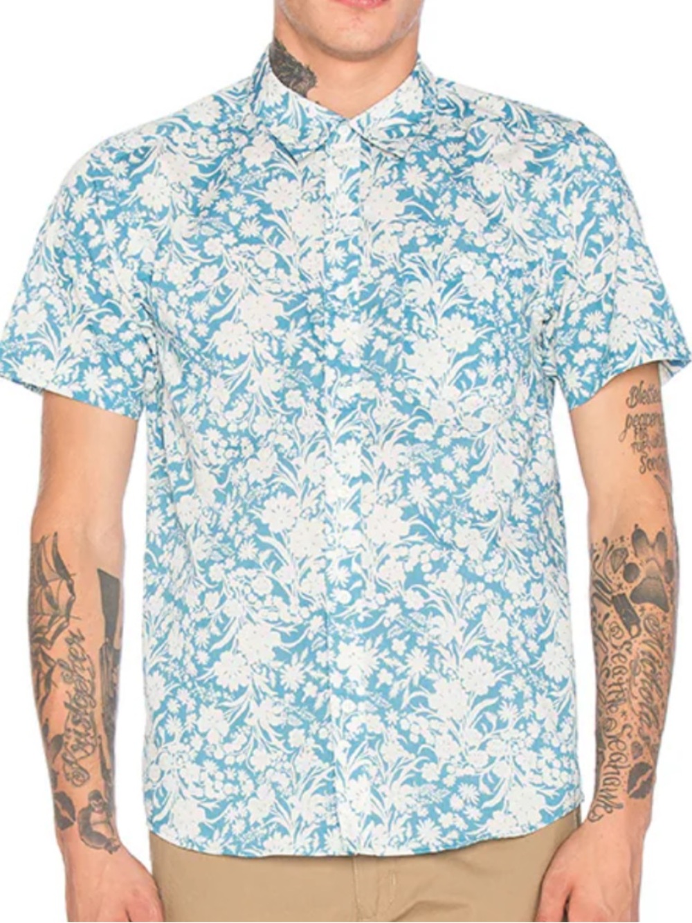 Patagonia Go to Shirt in Free Lei Catalyst Blue, Size L